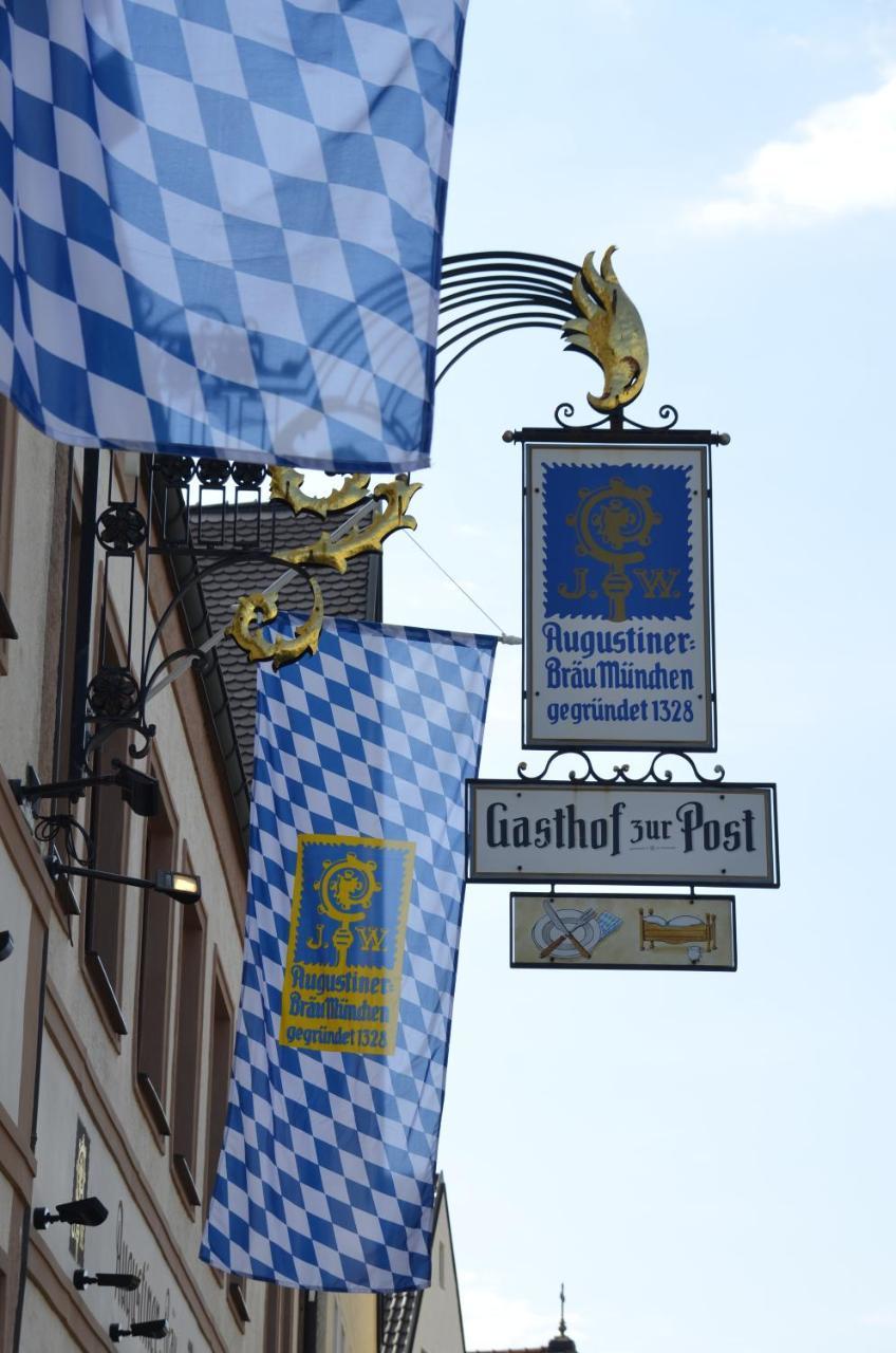 Gasthof Zur Post Wolnzach Exteriör bild